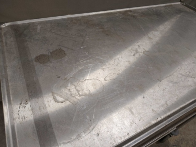 1571376-4 Serveringsvagn - 3 hyllplan, hjul, 109 x 60 x 122 cm
