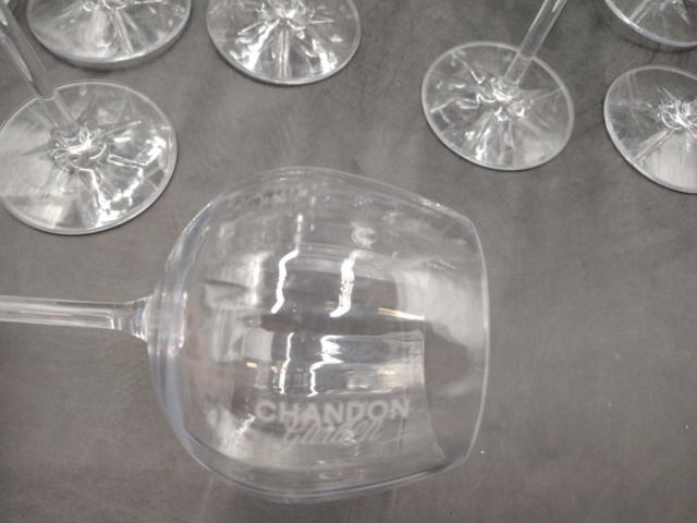 1571381-2 Champagneglas, 22 st - Chandon Garden, transparent plast, 20 cm