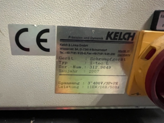 1571391-8 Shrinking equipment Kelch I-tec L 2007