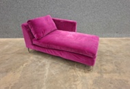 1570925 Fogia chaise longue in pink velvet