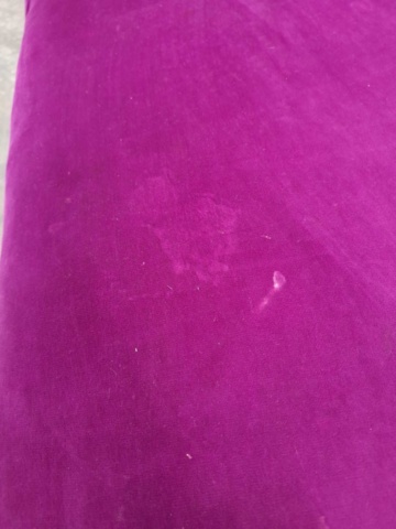1570925-6 Fogia chaise longue in pink velvet