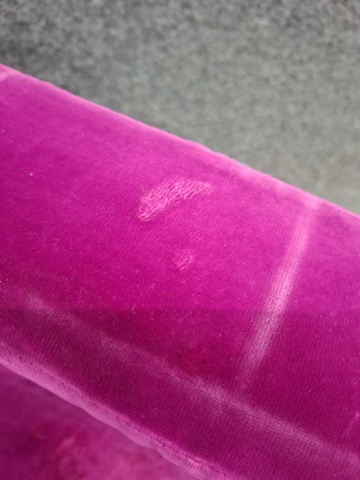 1570925-8 Fogia chaise longue in pink velvet