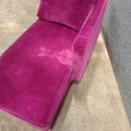 1570925-9 Fogia chaise longue in pink velvet