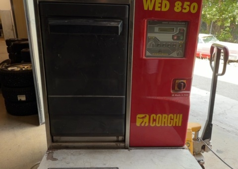 Wheel wash / rim wash - Corghi WED 850 -2017