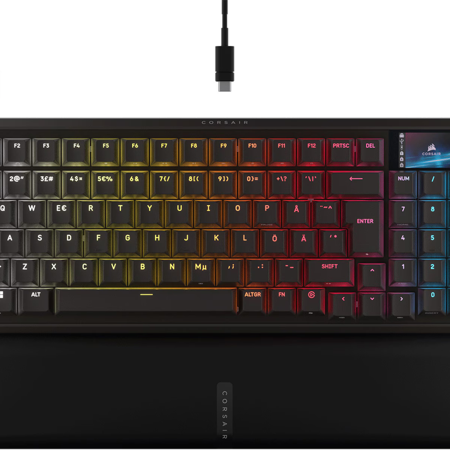1555082-1 Gamingtangentbord Corsair Vanguard PRO 96 RGB (svart)
