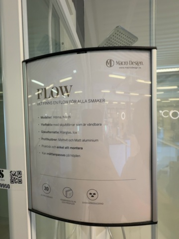 1529950-10 Duschkabin - Macro Design FLOW