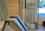 1529951 Shop fittings - wall panels, metal rails, accessories