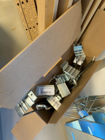 1529951-10 Shop fittings - wall panels, metal rails, accessories