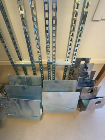 1529951-12 Shop fittings - wall panels, metal rails, accessories