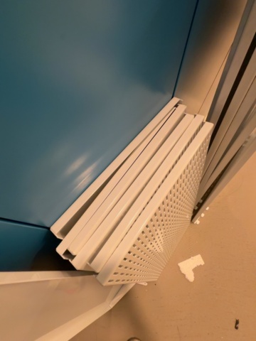 1529952-6 Shop fittings – cabinets with shelving systems and perforated panels