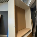 1529952-8 Shop fittings – cabinets with shelving systems and perforated panels