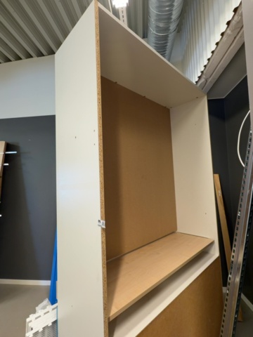1529952-8 Shop fittings – cabinets with shelving systems and perforated panels