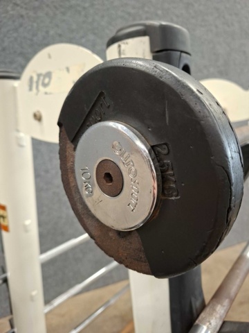 1571534-5 Skivstångsställ med vikter, Hoist