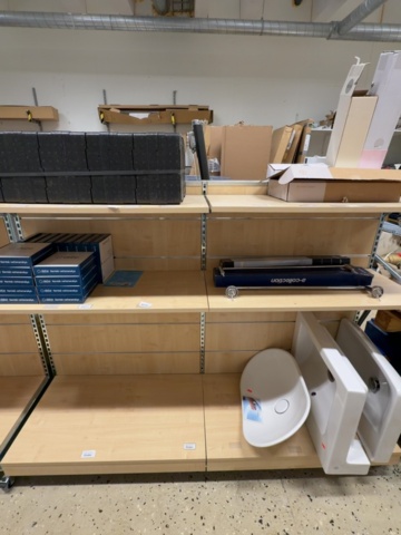 1529957-7 Shop interior design – 3 shelving systems