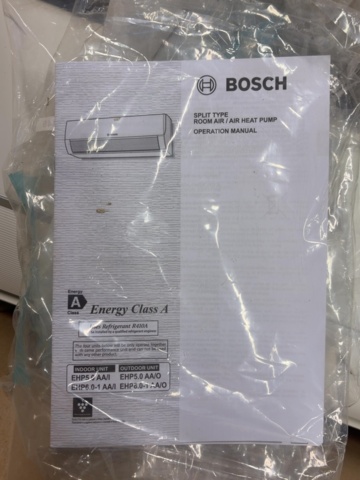 1529959-3 Indoor units for air/air heat pumps – Bosch, 4 pcs.
