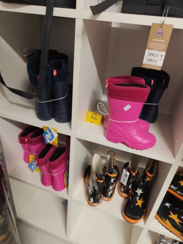 1485693-9 Collection of clothes, boots, suitcase, etc.