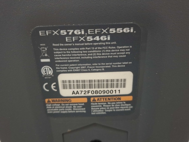 1571541-15 Crosstrainer Precor EFX576i