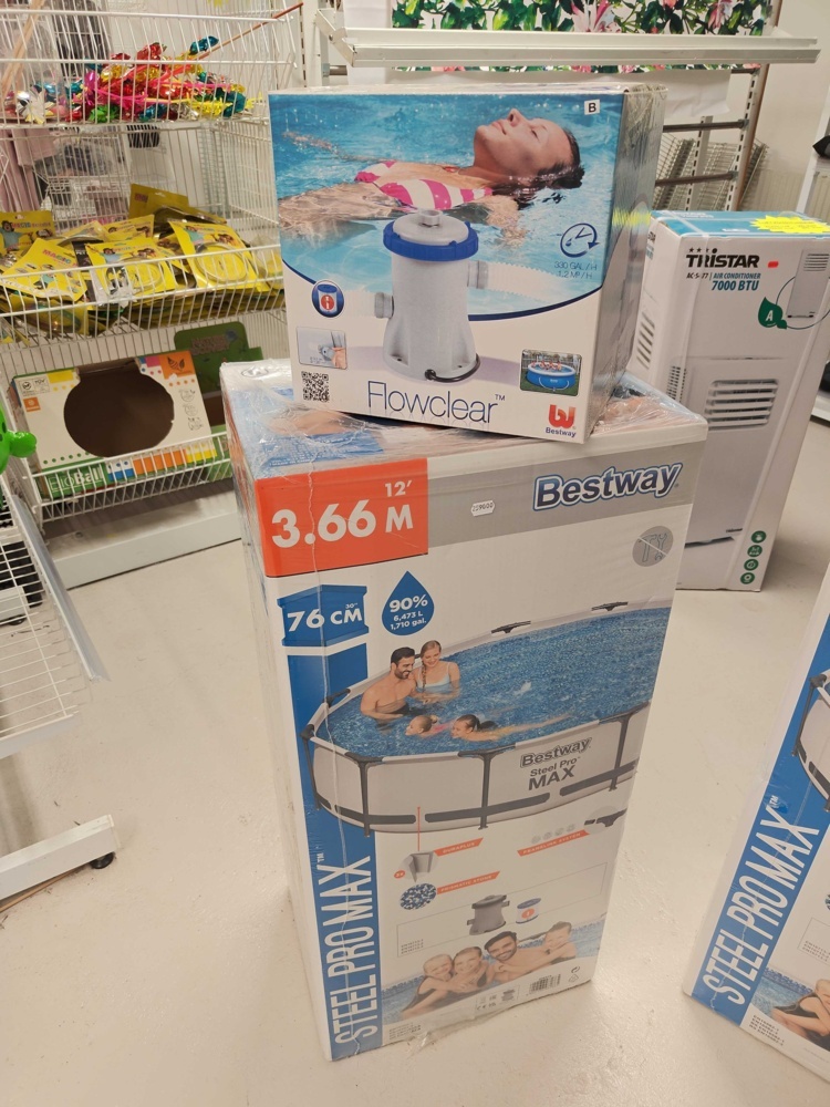 1485727-1 Pool med filterpump - Bestway Steel Pro MAX