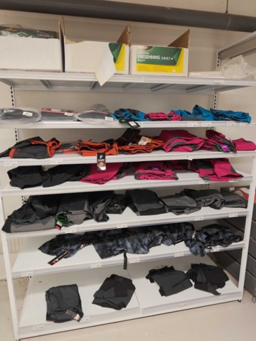 1485731-1 Samling med fritidsbyxor, shorts, underställ