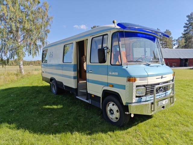 1564797-3 Husbuss Mercedes-Benz L 608 DGE, 85hk, 1982