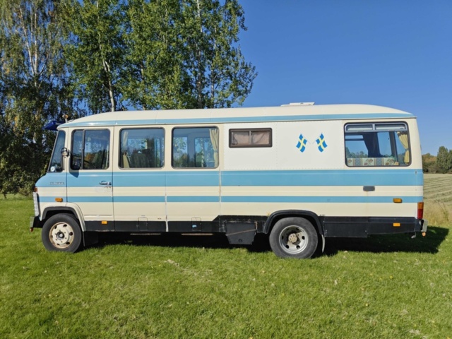 1564797-8 Husbuss Mercedes-Benz L 608 DGE, 85hk, 1982