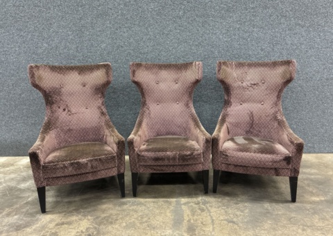 3 armchairs Hamilton Conte Paris