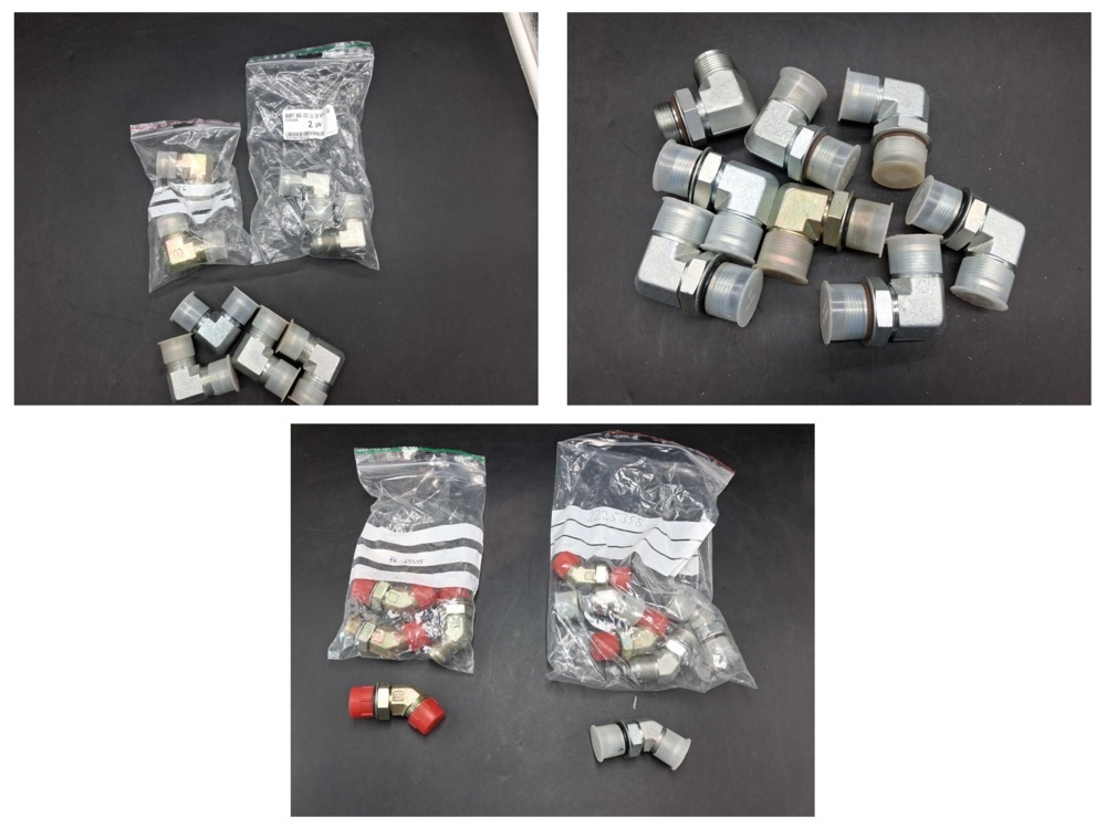 1571659-1 Hydraulic angle adapters and couplings - mixed models