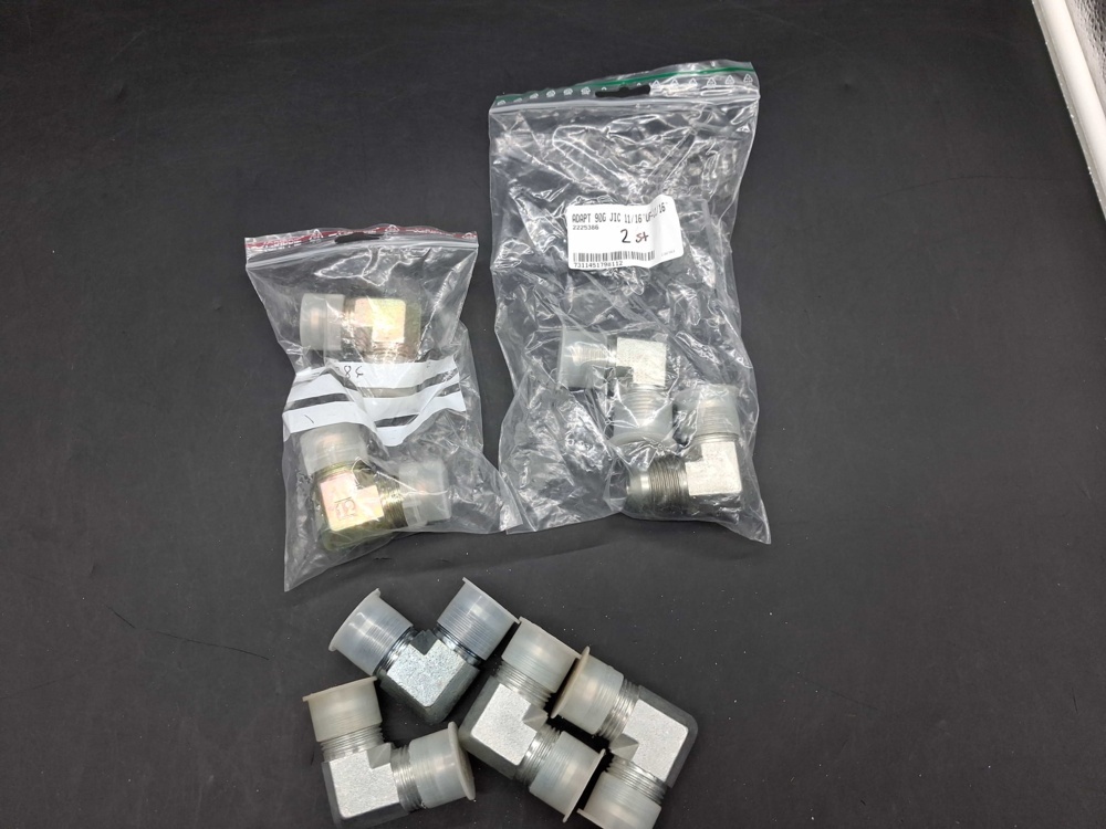 1571659-2 Hydraulic angle adapters and couplings - mixed models