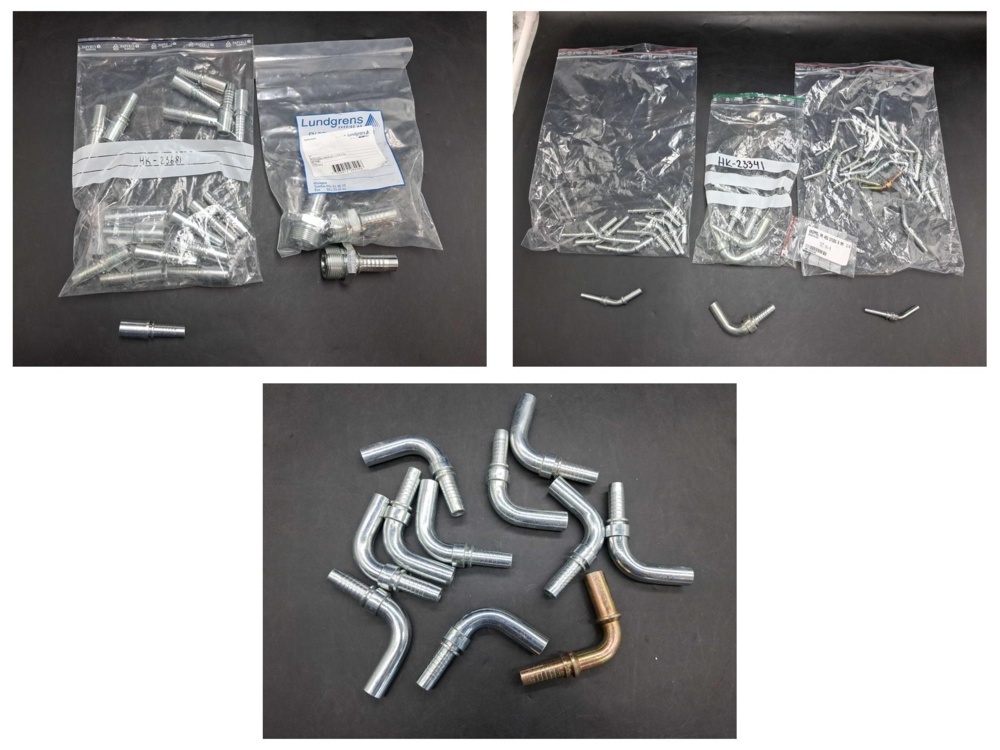1571665-1 Hydraulic hose nipples - angled and mixed models