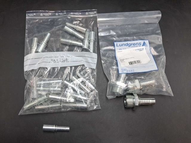 1571665-2 Hydrauliska slangnipplar - vinklade och blandade modeller