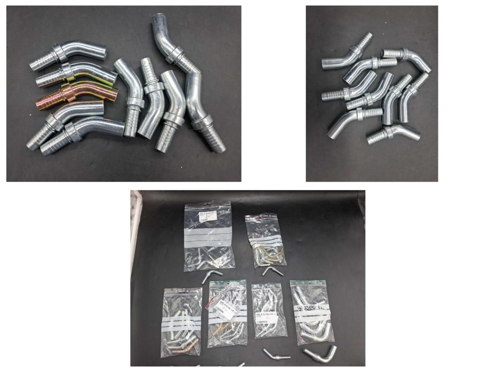 1571666-1 Angled hydraulic hose nipples - mixed models