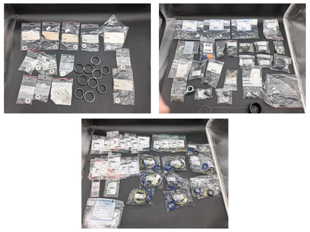 1571674-1 O-rings, seals and hose clamps - mixed dimensions