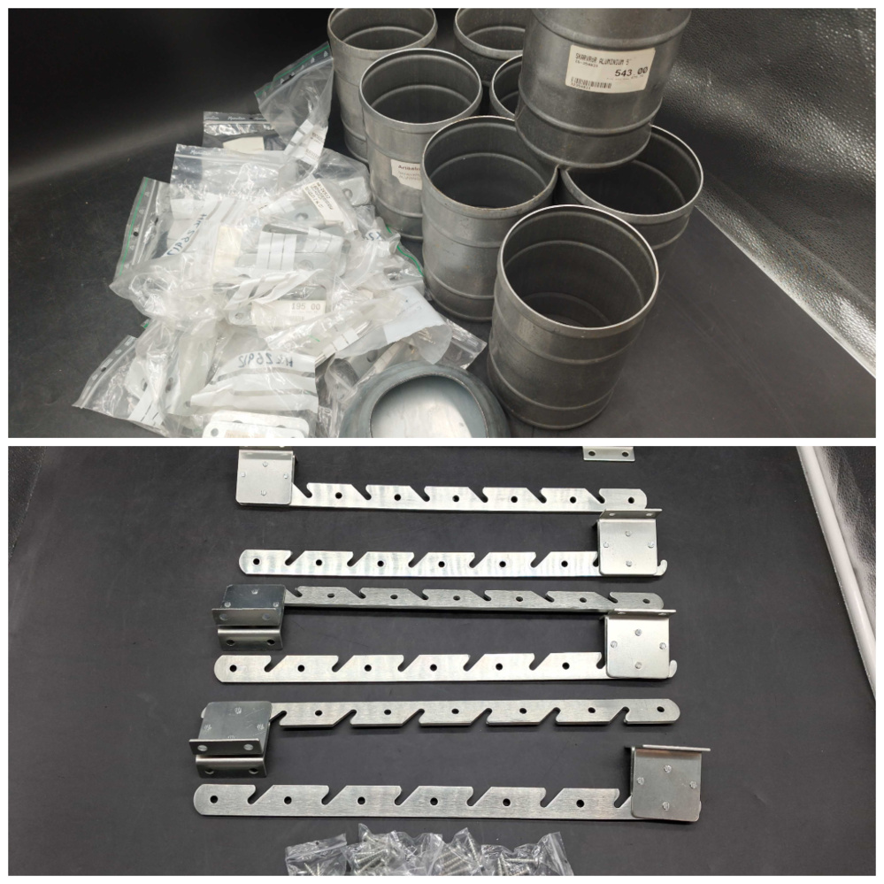 1571677-2 Ventilation and mounting parts - mixed lot