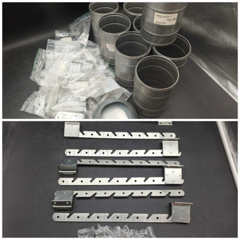 1571677-2 Ventilation and mounting parts - mixed lot
