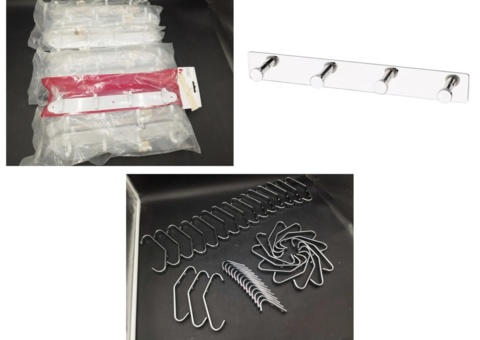 Coat and wall hooks, 92 pcs - Habo, wall-mounted