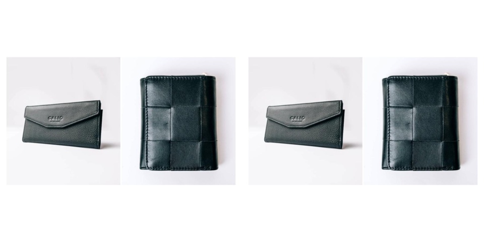 1571719-1 Leather wallets, 4 pcs - Galio of Sweden