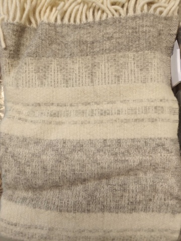 1564800-3 Wool blankets 2 pcs new - Klippan Freja Grey
