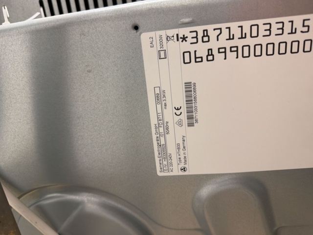 1566681-10 Inbyggnadsugn - Siemens HB330550S