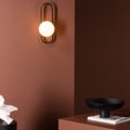 1570055-6 Soffbord 40cm svart & lampa