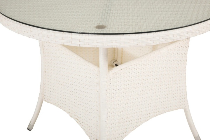 1570057-4 Runda matbord 90 cm vit