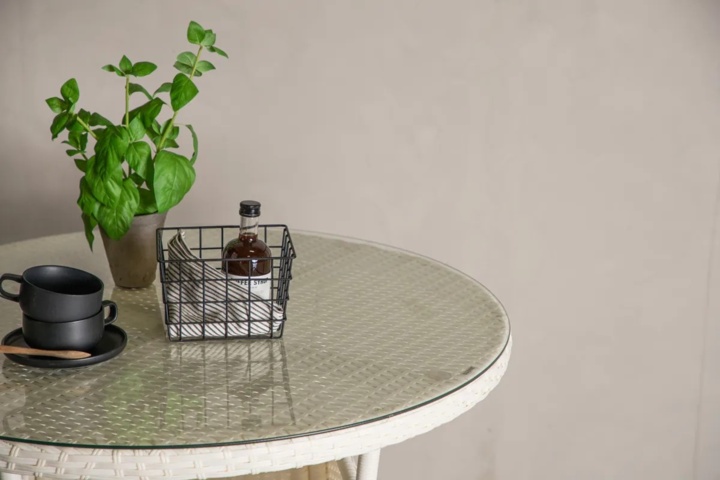1570057-5 Runda matbord 90 cm vit