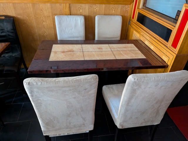 1320540-2 Tables and chairs etc.