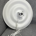1436439-3 Lamp, side table and curtains with rails