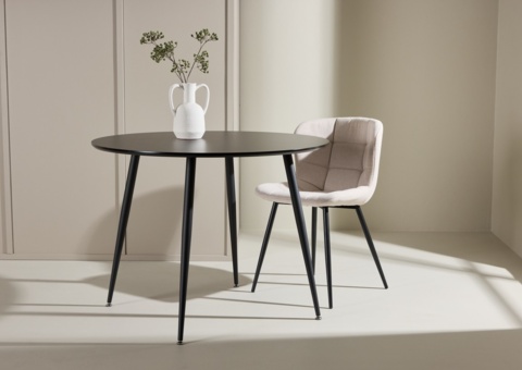 Matbord 100cm svart