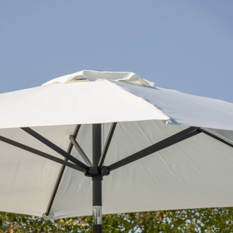 1570105-7 Parasoll vitt 3 meter