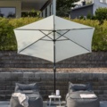 1570106-7 Parasoll vitt 3 meter
