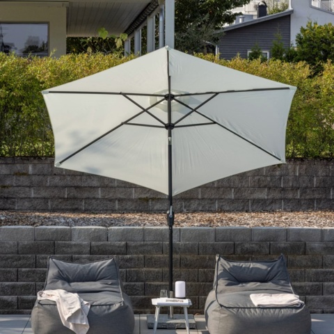 1570106-7 Parasoll vitt 3 meter