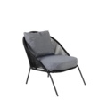 1570107-2 Loungefåtölj svart