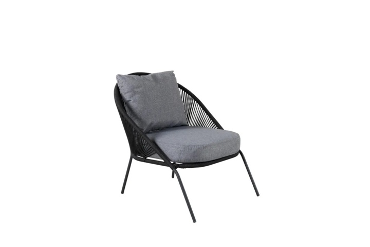 1570107-2 Loungefåtölj svart