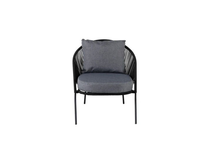 1570107-3 Loungefåtölj svart